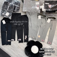 Q202-Quần legging siêu ôm zip QC (07.28)