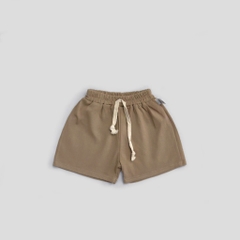 Q150-Quần đùi cotton zip rút dây