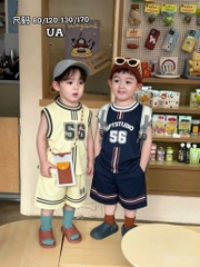 T743-Bộ SN cotton xịn UA số 56 than (11.22kg)