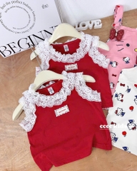 G533-Set yếm quần Kitty đỏ (11.28.284)