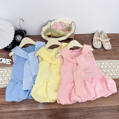 V405-Váy SN bí kèm khăn kẻ (08.24kg)