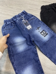 Q064-Quần jean dài xịn Y3 bé trai