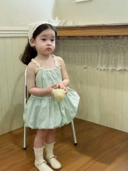 V413-Váy 2 dây nơ bản to dáng bí (08.22kg)