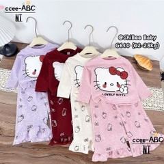 G610-Bộ dài lông thỏ Kitty (12.28.290)