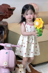 V389-Váy cotton SN viền tim (08.23kg)