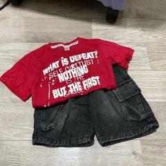 T720-Set áo chữ WHAT đỏ q jean đen (09.25kg)
