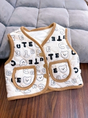 K120-Áo gile nhung tăm lót nỉ (06.18kg)