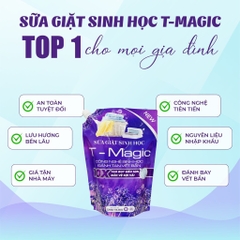 Nước giặt sinh học T Magic (1 thùng 2 túi 6,4kg)