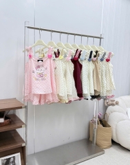 N069-Pijama 40-60kg 2 Dây Chấm Bi Đũi Mây