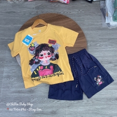 G476-Bộ cotton cô gái vàng CỒ xịn (28.42.190)