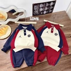 T489-Set nỉ 2 da phối polo (08.18.379)