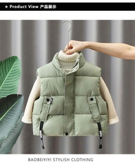 K118-Áo gile phao khoá Hàn Quốc (11.20.570)