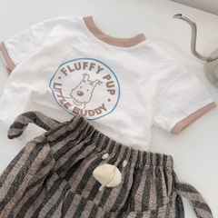 T725-Bộ cún cotton xước quần kẻ (06.16kg)