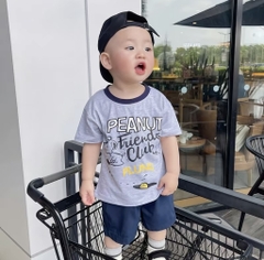 T747-Bộ cộc cotton Snoopy viền (09.20kg)
