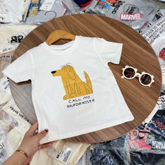 A185-Áo cotton cổ tròn in cún (09.24.431)