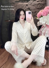 N036-Pijama Bigsize Latin 3D tiểu thư