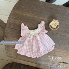 G472-Bộ pijama cánh tiên caro tim (08.16.134)
