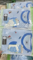 B403-Bộ dài cotton lụa gấu BULE (06.15.153)