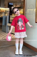 G814-Bộ bé dâu bèo quần đũi (16.28kg)