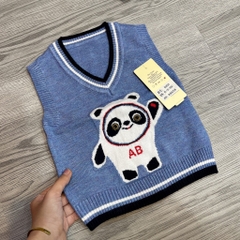 K058-Áo gile len cổ viền QC