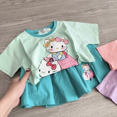 G552-Bộ cotton Kitty chân váy (09.28.5666)