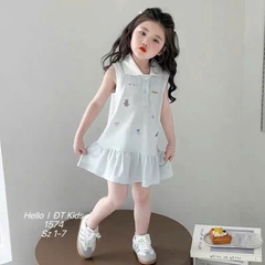 V414-Váy polo cotton SN viền xanh (08.20kg)