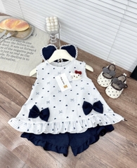 G811-Bộ đũi SN tai thỏ logo Kitty (09.18kg)