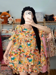 N073-Pijama Đùi Tole Lanh Thái (45-65kg)