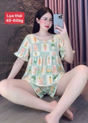 N051-Pijama 40-60kg Đùi Lụa Thái