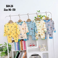 B593-Bộ dài thun lạnh rơi bé trai (08.15kg)