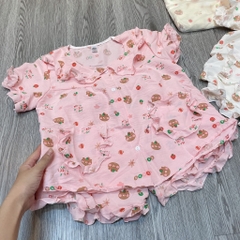 B521-Bộ pijama gấu đũi hàn Đại (20.32kg)