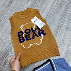 K058-Áo gile len cổ viền QC