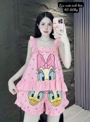 N047-Pijama Freesize Hai Dây Lụa Xước
