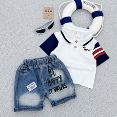 T265-Set jean áo polo Thorm 10S80-170