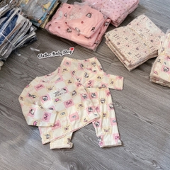 G961-Bộ dài zip ôm bé gái (09.15kg)