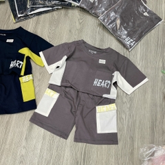 T406-Bộ cotton cộc tay Hear đại (20.30.270)