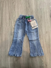 Q065-Quần jean ống loe cherry nhí