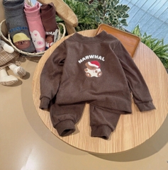 B457-Bộ nỉ nhung giữ nhiệt trơn (05.15kg)