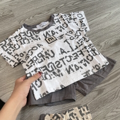 T459-Bộ cotton chữ logo M (06.13.146)