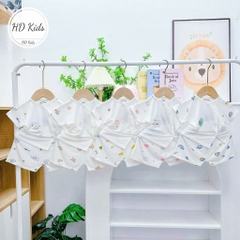 B516-Bộ sơ sinh cúc peptit trắng (03.08kg)