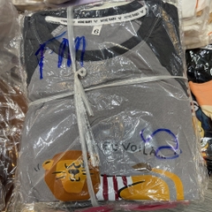 T167-Bộ cotton QC sát nách phối màu