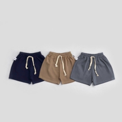Q150-Quần đùi cotton zip rút dây