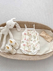 BD075-Body chip 2 dây cotton hoạ tiết