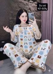 N050-Pijama M 40-55kg DD Tole Lanh Dài