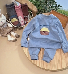 B457-Bộ nỉ nhung giữ nhiệt trơn (05.15kg)