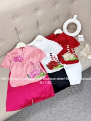 G332-Set áo quần bà ba hoa sen 20S1-10