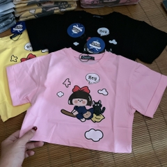 A418-Áo croptop cotton bé gái Hey (10.50kg)