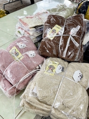 BD059-Body dài lông logo cún thỏ