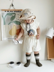 T381-Bộ sát nách cotton chó ngầu (10.24.356)