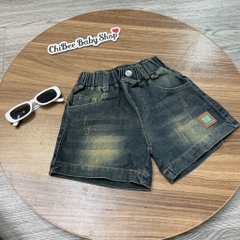 Q318-Quần jean đùi gái IN màu bụi (13.20kg)